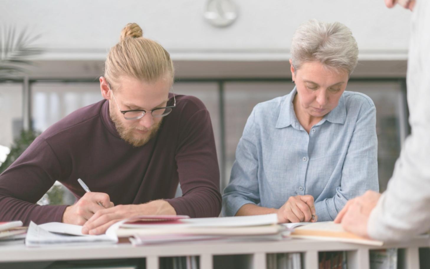 Financial analysis charts and planning documents